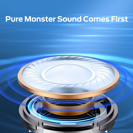 Handsfree Bluetooth Monster Aria Free, A2DP, Nero