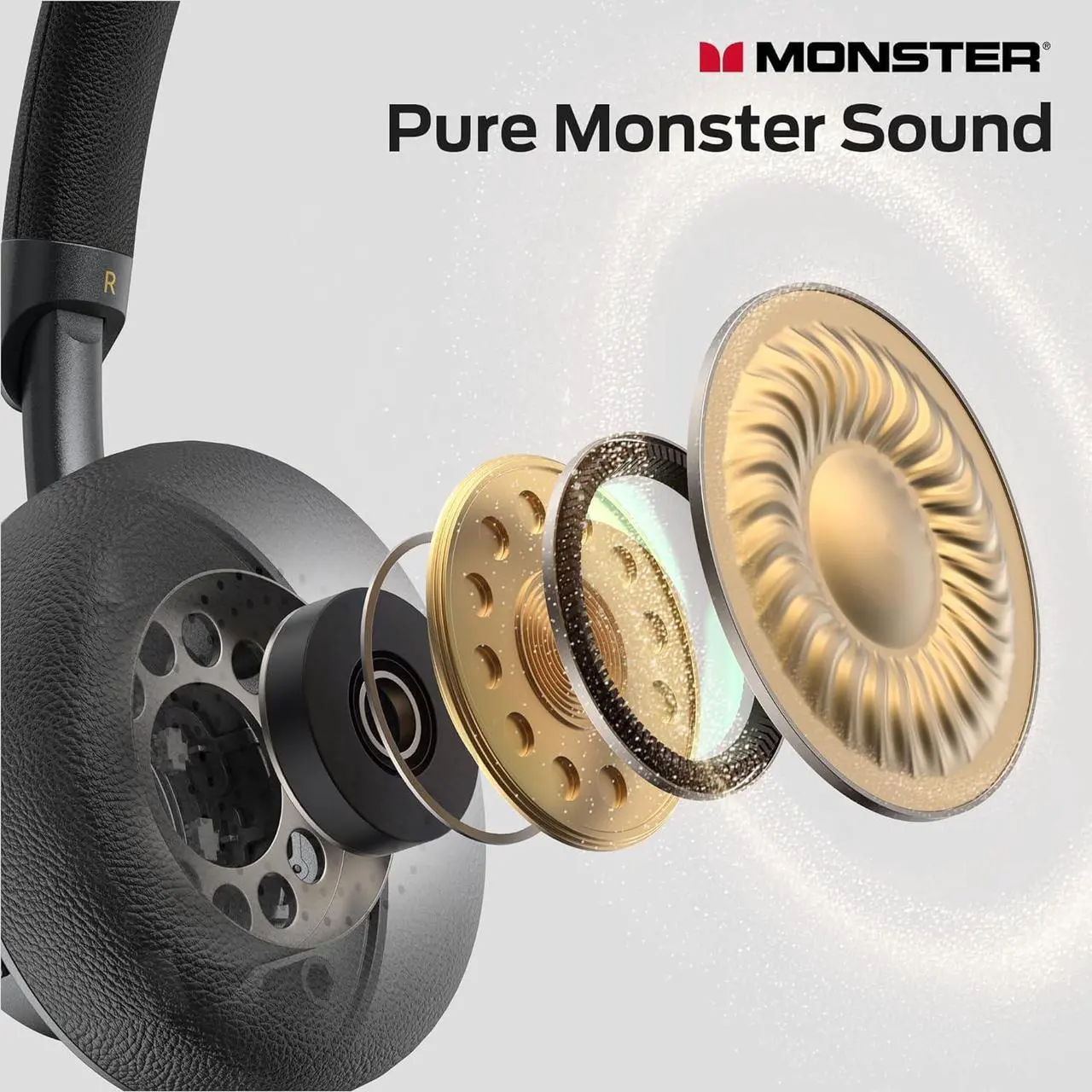 Handsfree Bluetooth Monster N-tune mini 02, A2DP, ANC, Nero