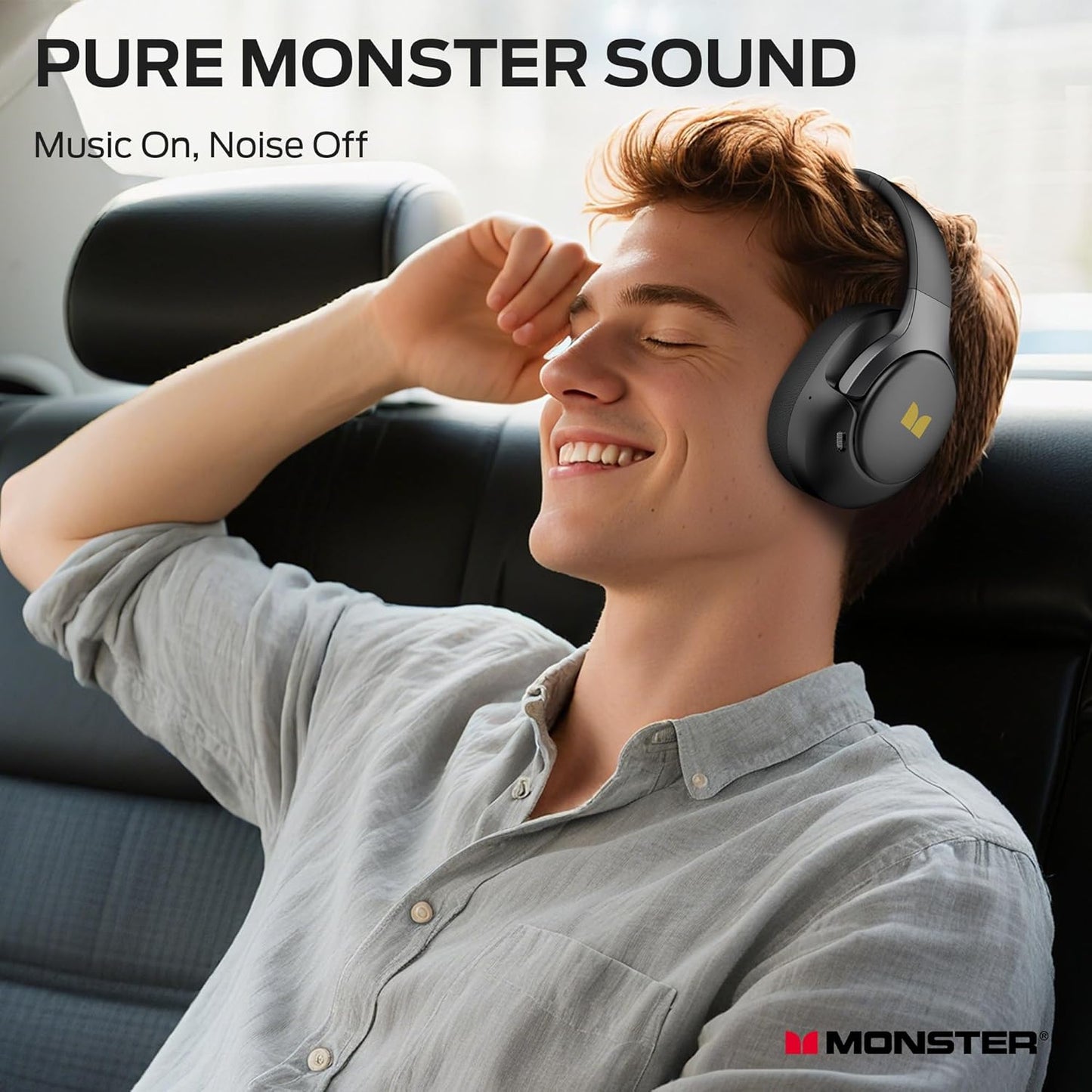 Handsfree Bluetooth Monster Persona 5th, MultiPoint, A2DP, ANC, Nero