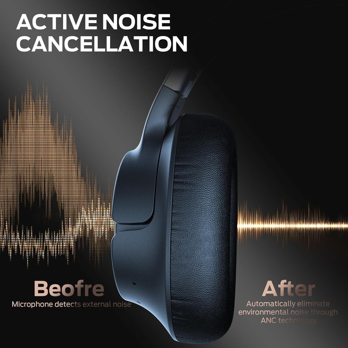 Handsfree Bluetooth Monster Persona SE, A2DP, ANC, Blu