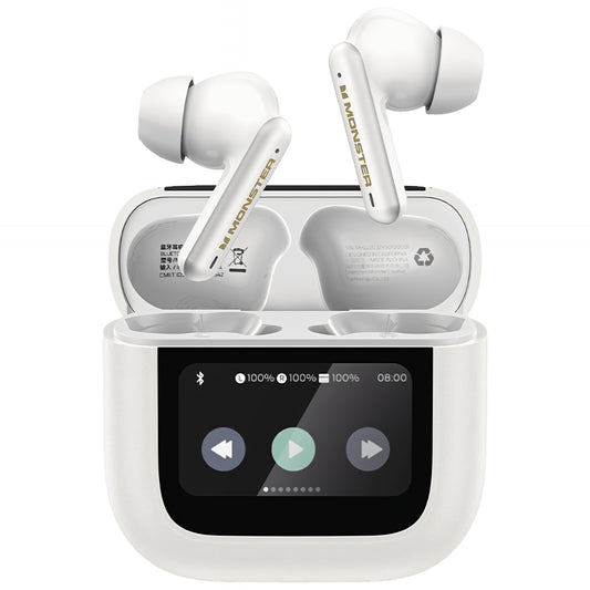 Handsfree Bluetooth Monster TH300, TWS, Bianco