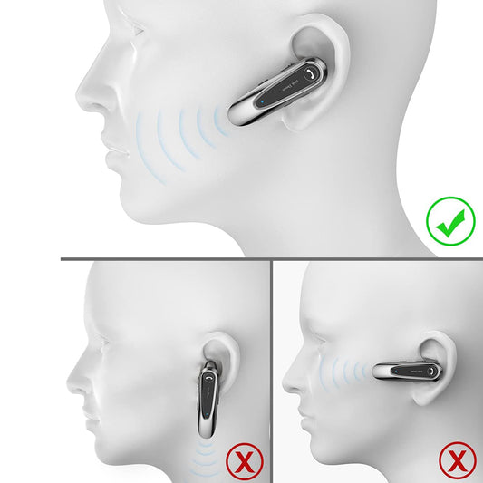 Auricolare Bluetooth Techsuit CB2 AirTalk, A2DP, Nero