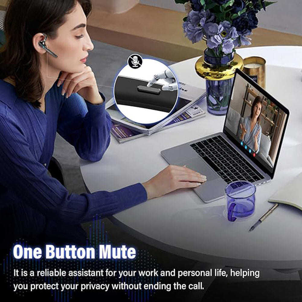 Auricolare Bluetooth Techsuit G9 TalkZen, A2DP, Nero