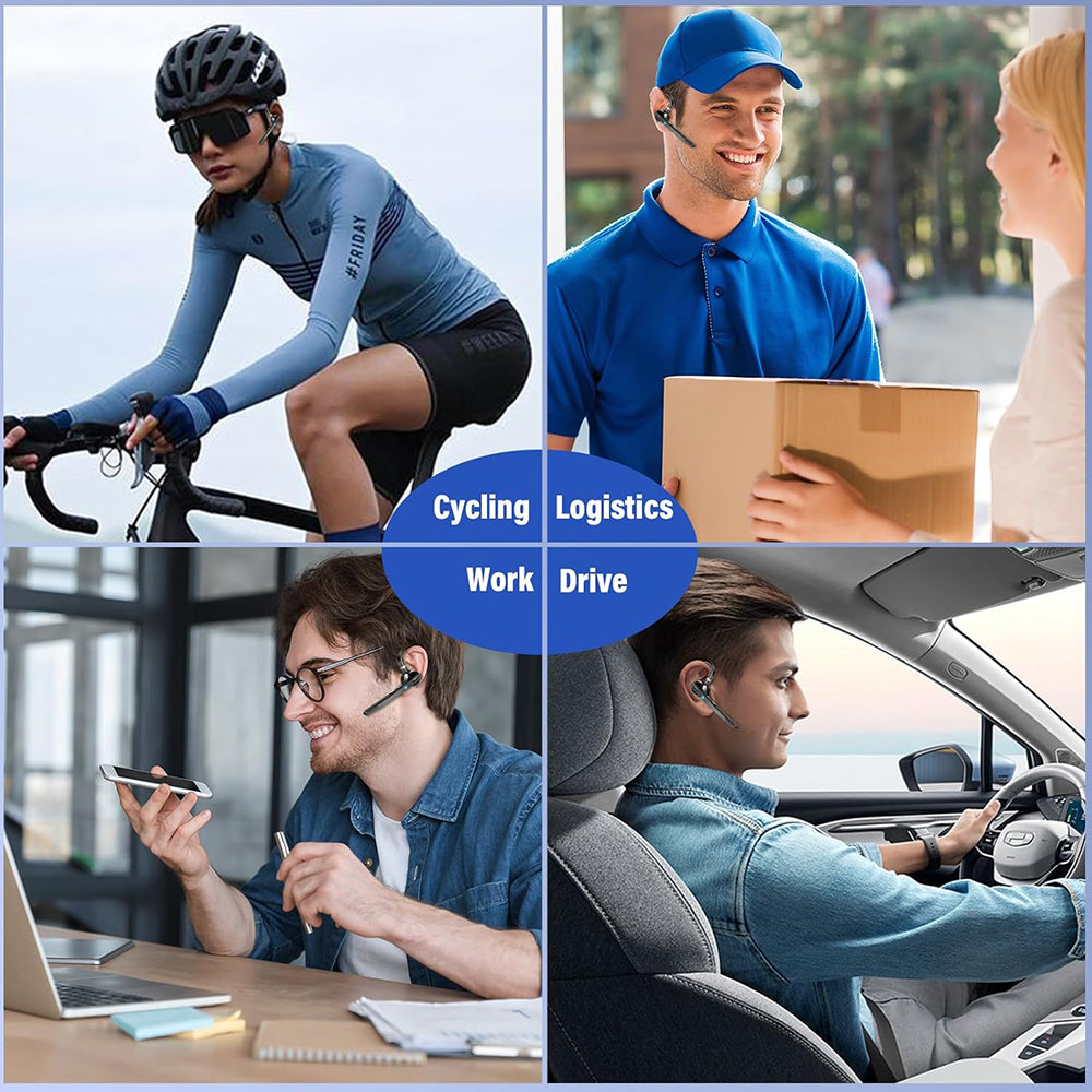 Auricolare Bluetooth Techsuit G9 TalkZen, A2DP, Nero