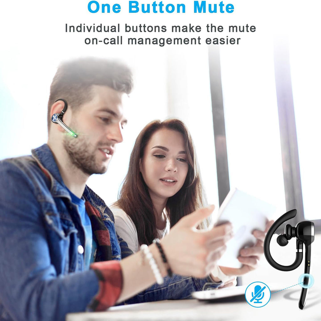 Cuffia Call Center Bluetooth Techsuit Hearyo A6L, Nera