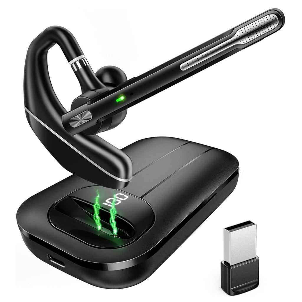 Cuffia Call Center Bluetooth Techsuit Hearyo A6L, Nera