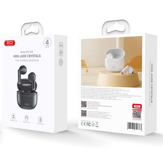 Vivavoce Bluetooth XO Design X33, TWS, nero