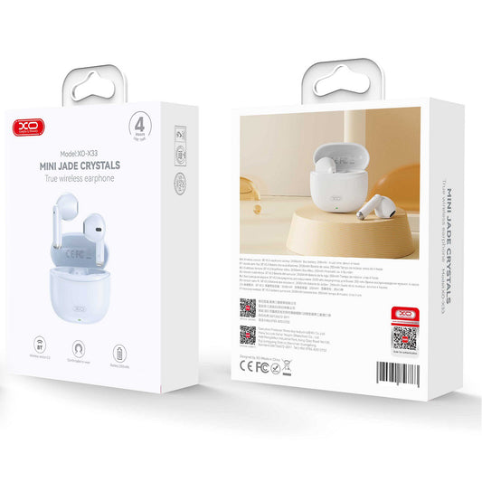Auricolare Bluetooth XO Design X33, TWS, Blu