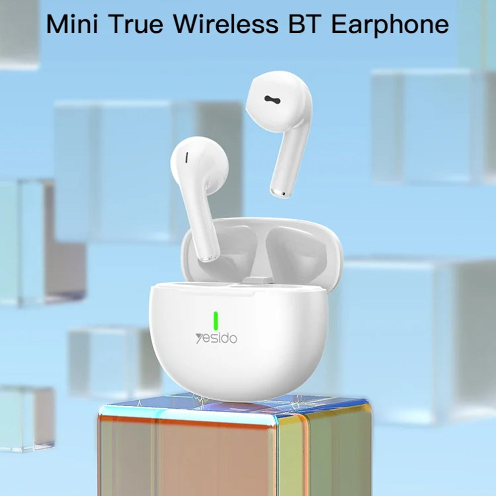 Auricolare Bluetooth Yesido TWS18, TWS, Bianco