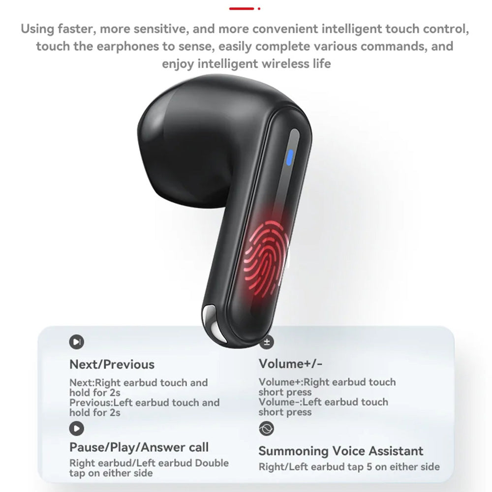 Auricolare Bluetooth Yesido TWS19, TWS, Nero