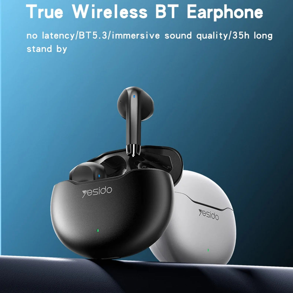 Auricolare Bluetooth Yesido TWS21, TWS, Nero