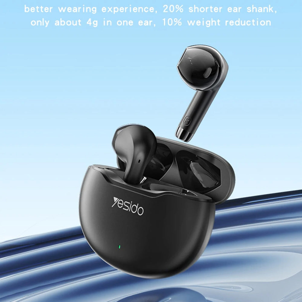 Auricolare Bluetooth Yesido TWS21, TWS, Nero