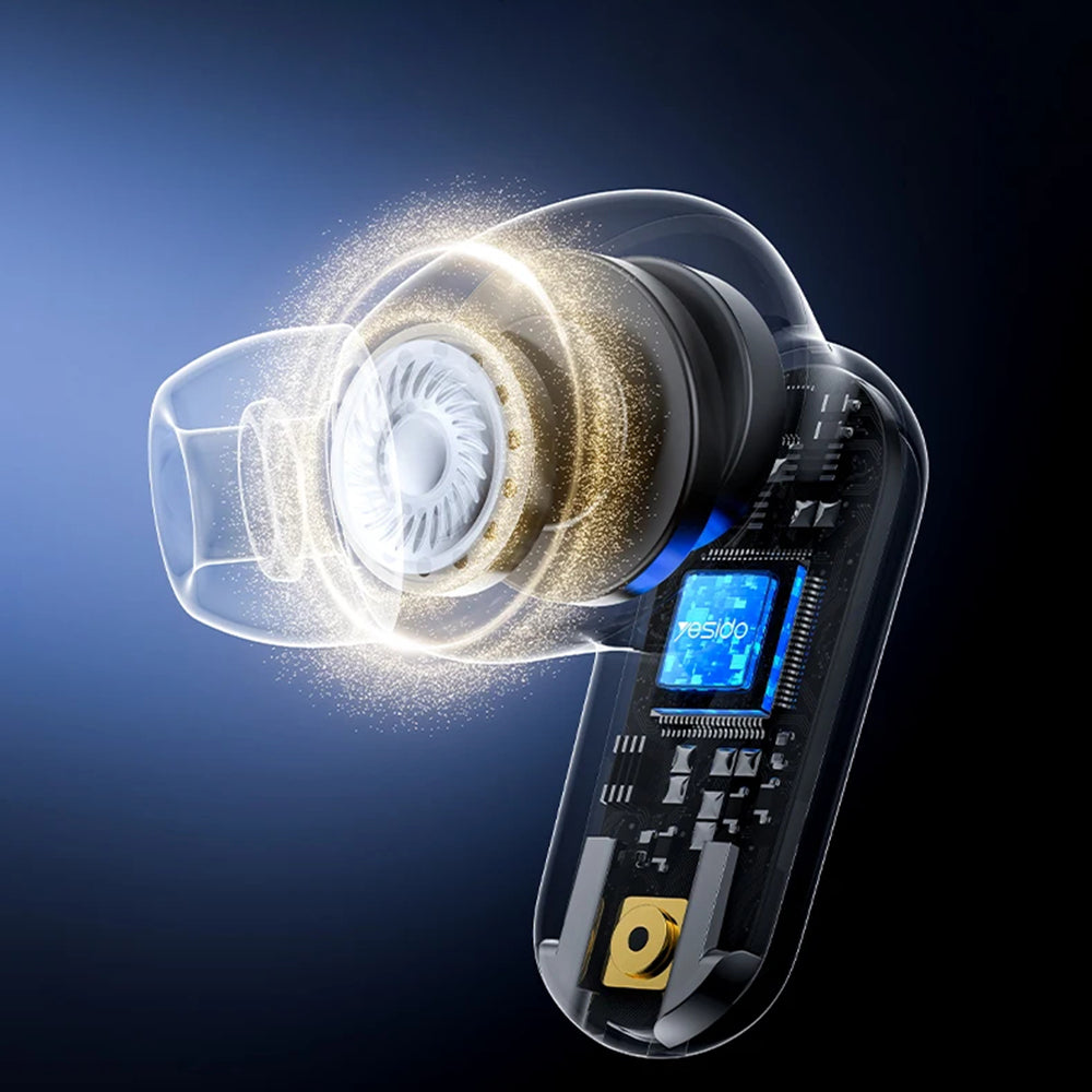 Auricolare Bluetooth Yesido TWS38, TWS, Nero