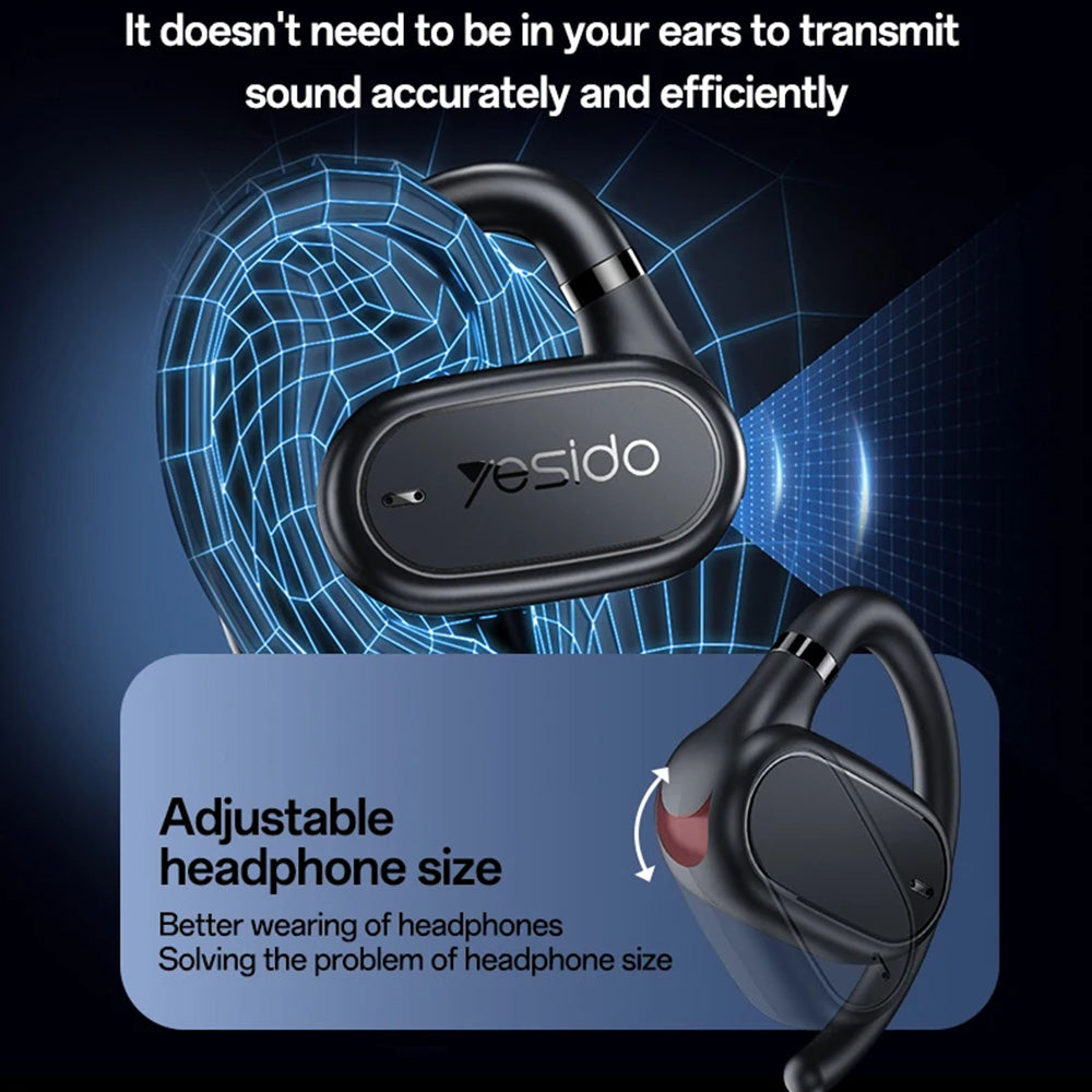 Auricolare Bluetooth Yesido YSP25, TWS, Nero