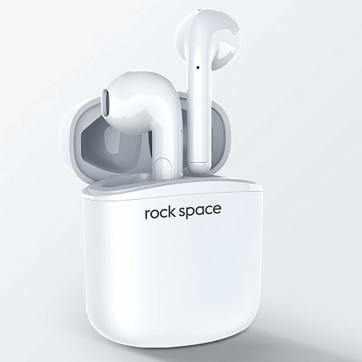 Auricolare Bluetooth Rock Space EB100, TWS, Bianco
