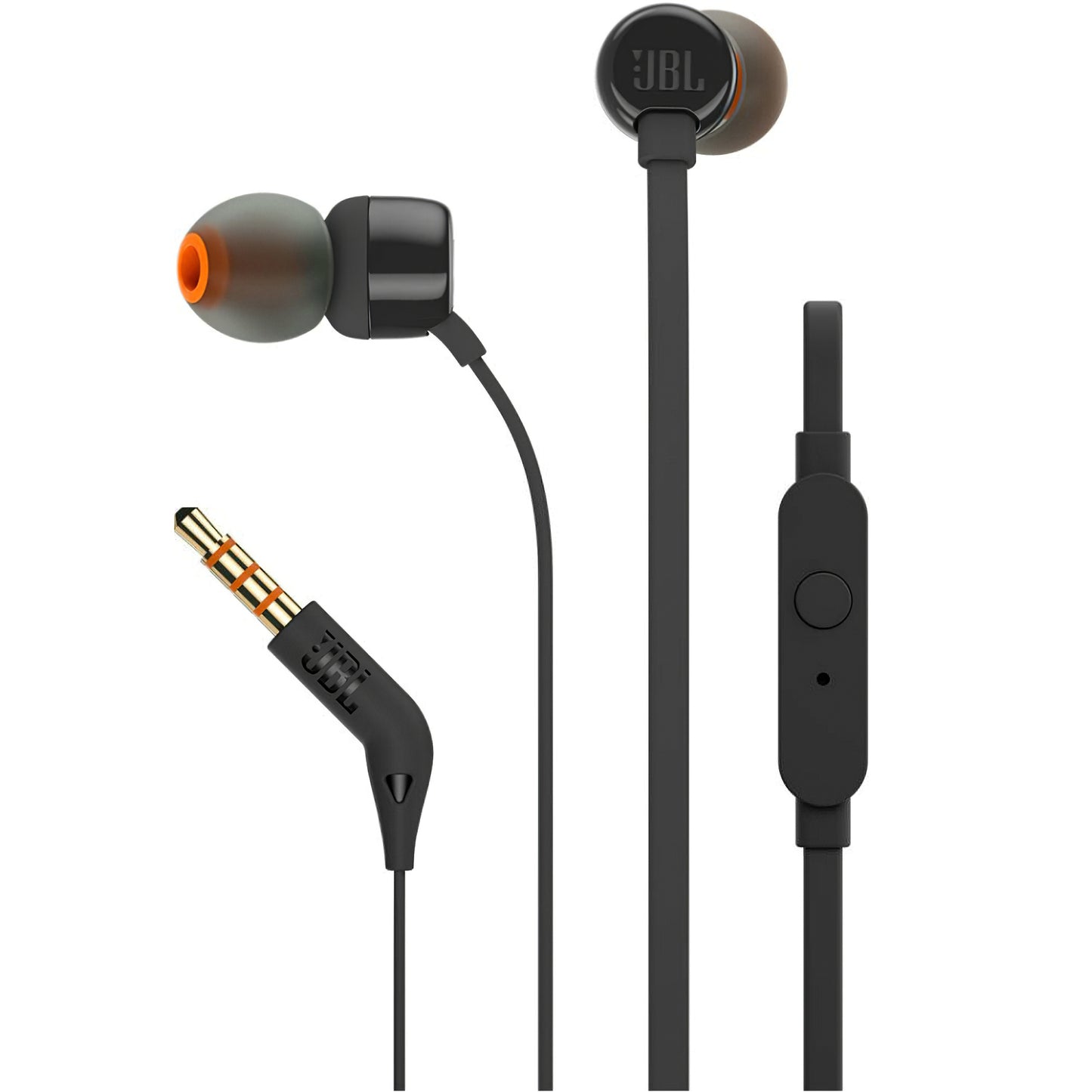 Handsfree 3.5mm JBL T110, Nero JBLT110BLK