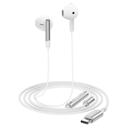 Auricolari USB-C Acefast L3, 1.2m, Bianco