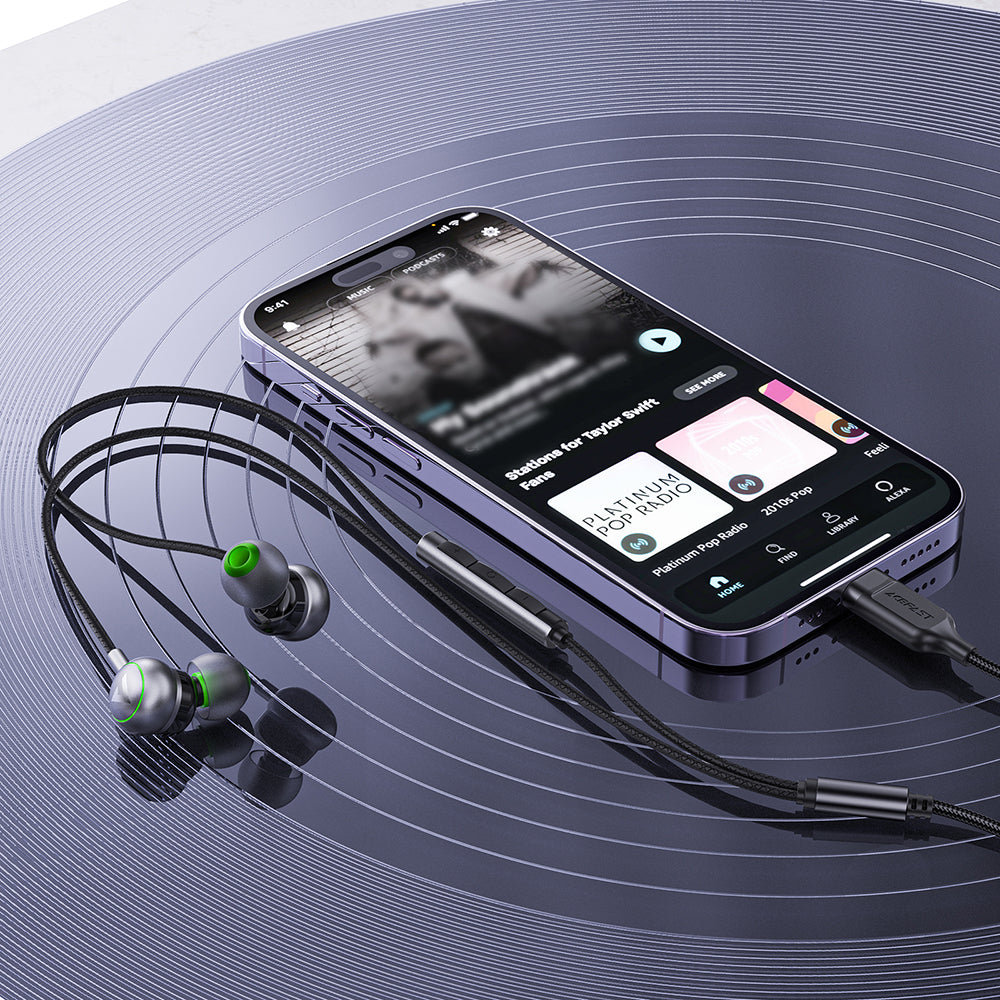 Handsfree USB-C Acefast L5, Black