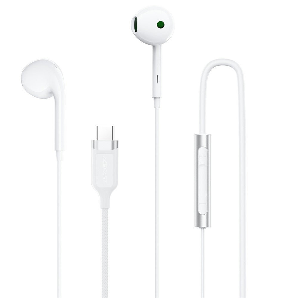 Handsfree USB-C Acefast L7, Bianco