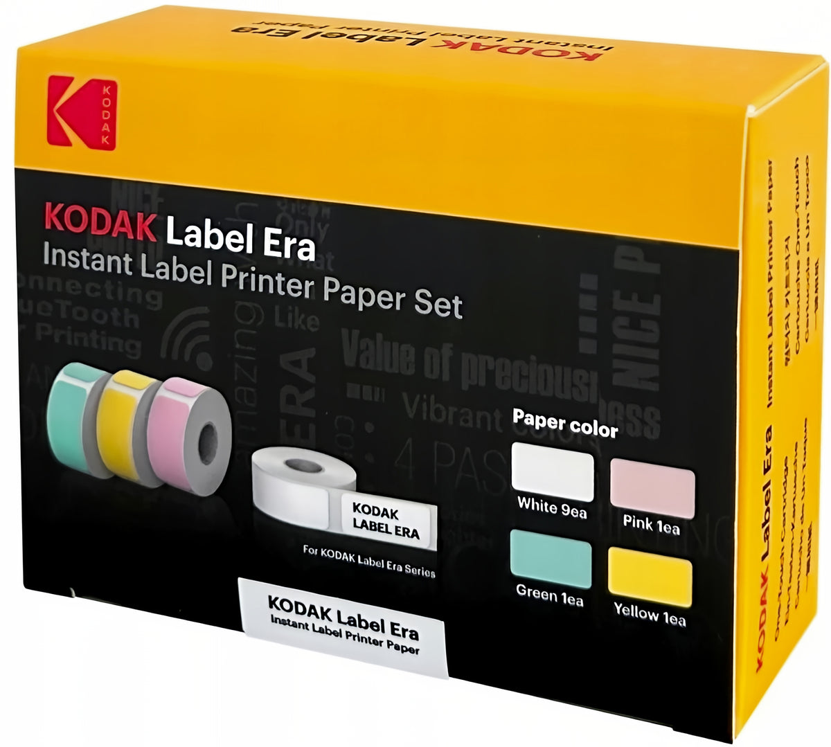 Rotolo di Etichette Autoadesive per Stampante Kodak Label Era, Set da 12 pezzi