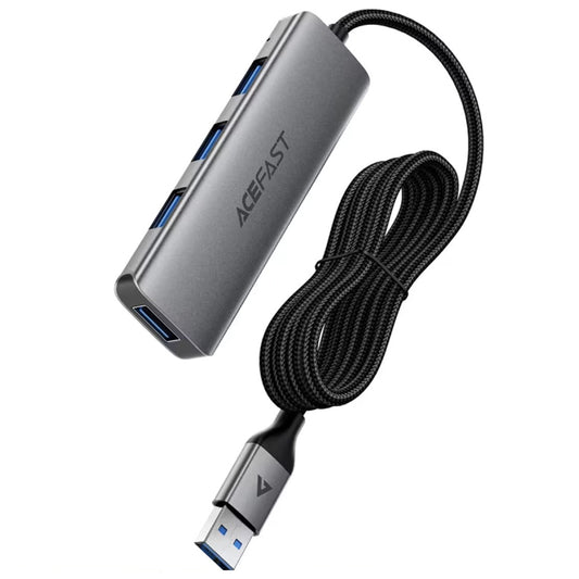 Hub USB Acefast J17, 4in1, Grigio