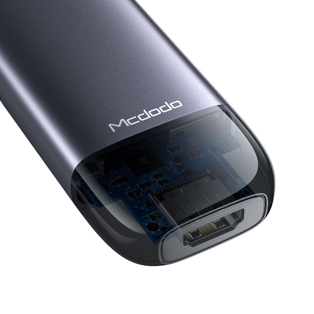 Hub USB-C McDodo HU-7740, 6in1, Grigio