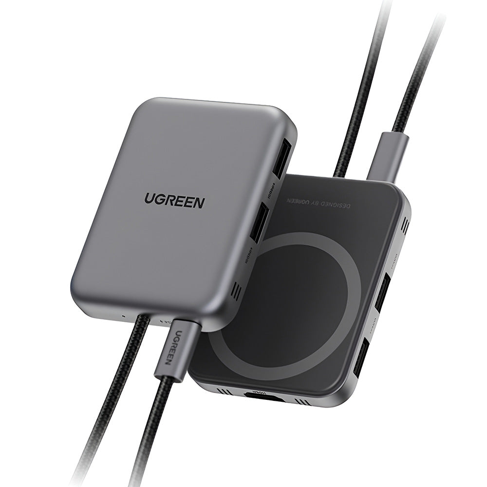 Hub USB-C UGREEN CM896 (65759), 7in1, Grigio