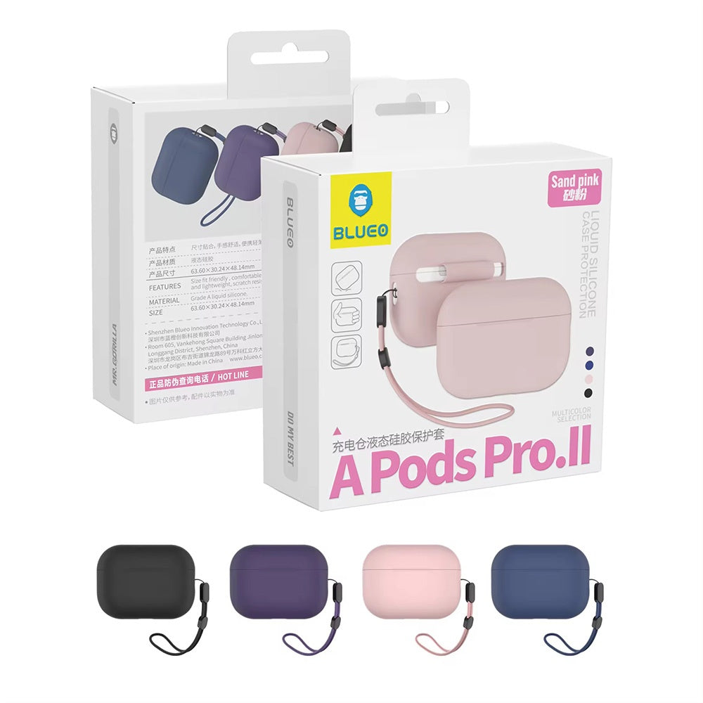 Custodia Blueo Liquid per Apple AirPods Pro 2, Rosa