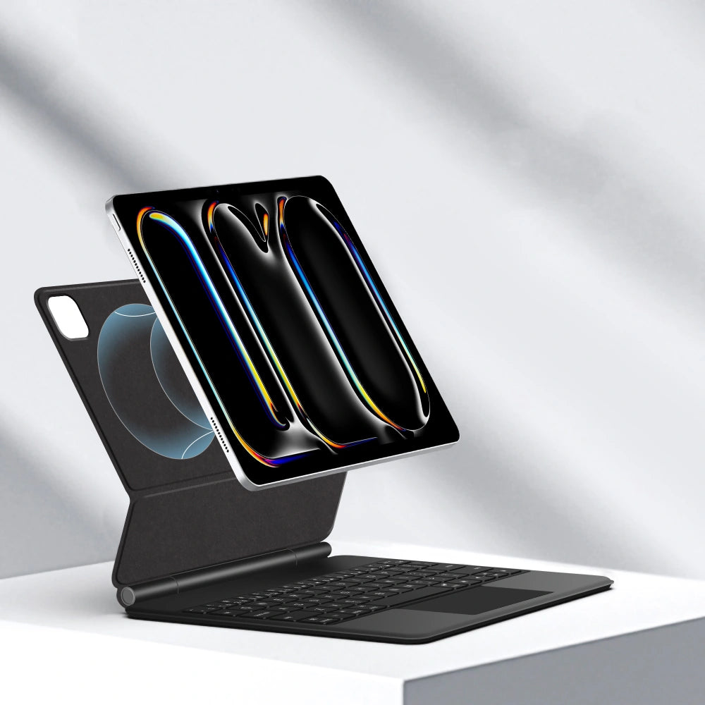 Custodia con Tastiera per Apple iPad Pro 13 (2025) / (2024), Tech-Protect, SmartCase Magnetica, Nera