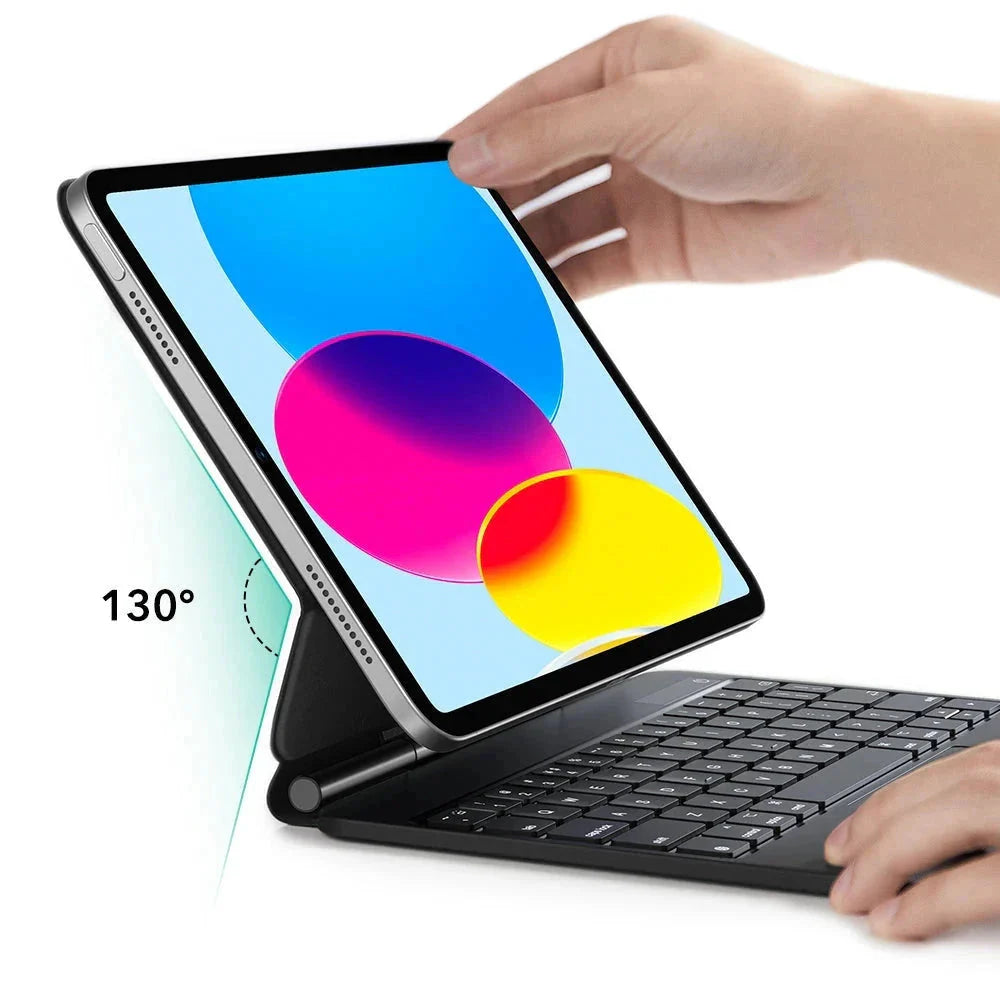 Custodia con Tastiera per Apple iPad (2025) / (2022), ESR, Rebound New, Nera
