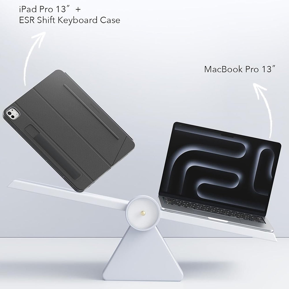 Custodia con Tastiera per Apple iPad Air 11 (2026) / iPad Air 11 (2025) / Air 11 (2024) / Air (2022) / Air (2020), ESR, Shift, Grigio
