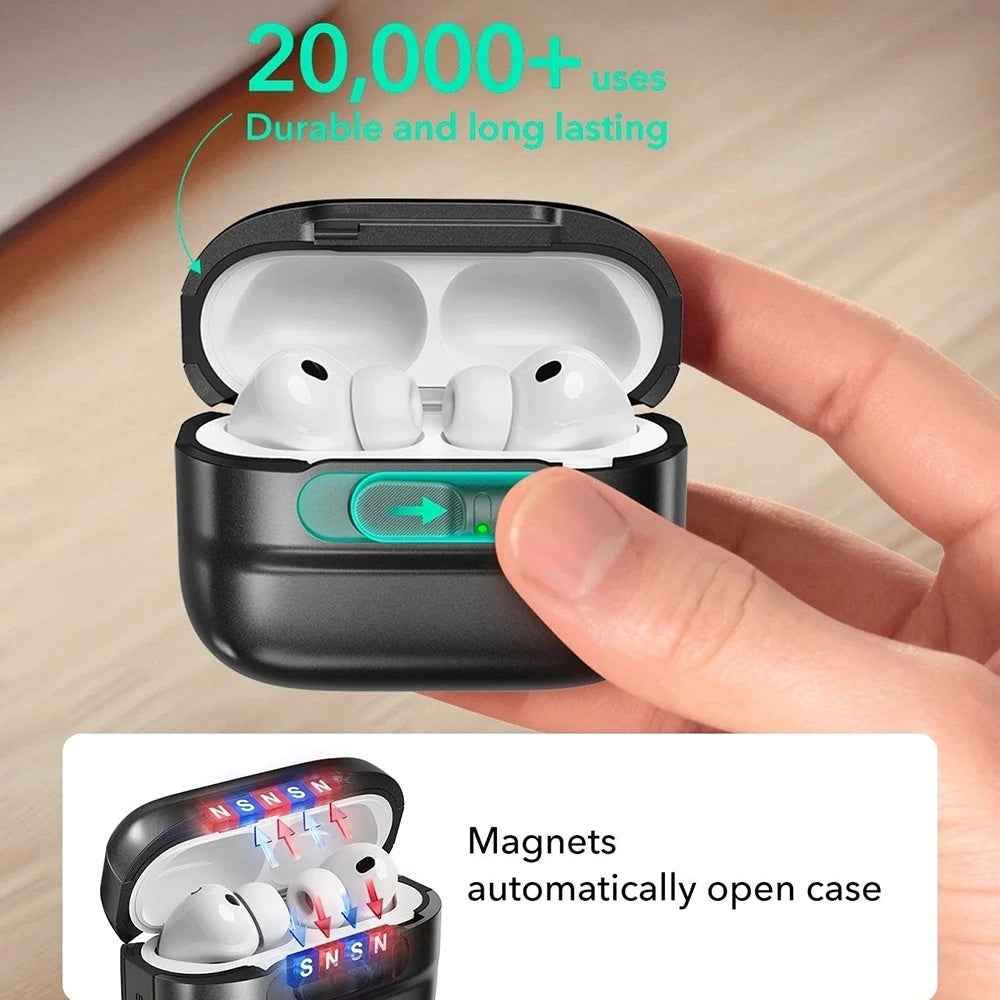Custodia ESR Pulse Magnetic FlickLock per Apple AirPods Pro 3, Bianca
