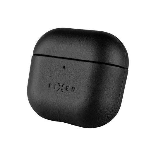 Custodia Fixed PodsLeather per Apple AirPods 4, Nera