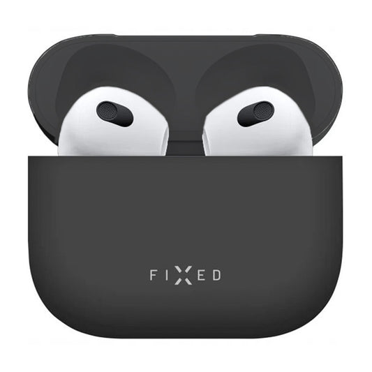 Custodia Fixed Silky per Apple AirPods 4, Nera