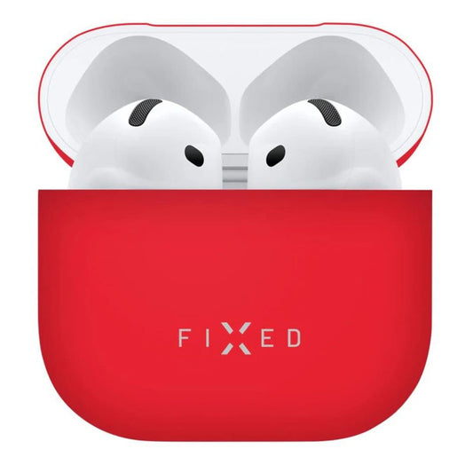 Custodia Fixed Silky per Apple AirPods 4, Rossa