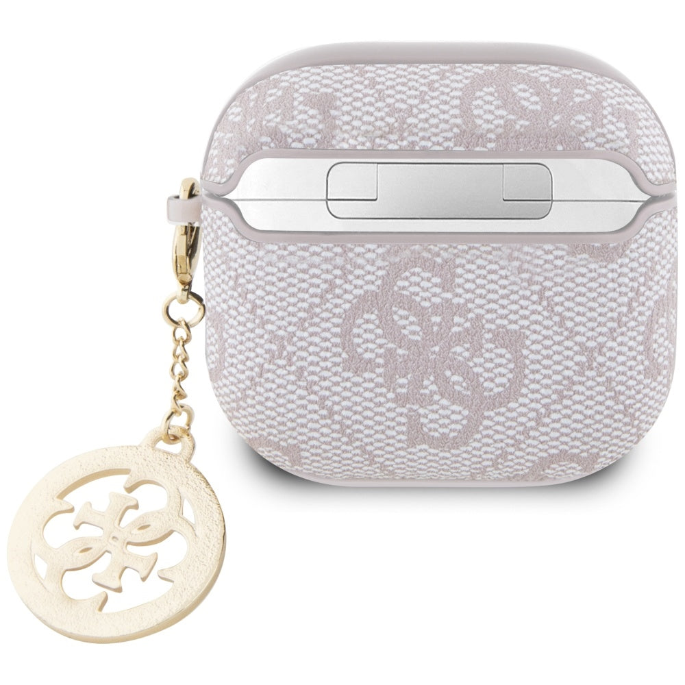 Custodia Guess 4G Strass Charm per Apple AirPods 4, Rosa