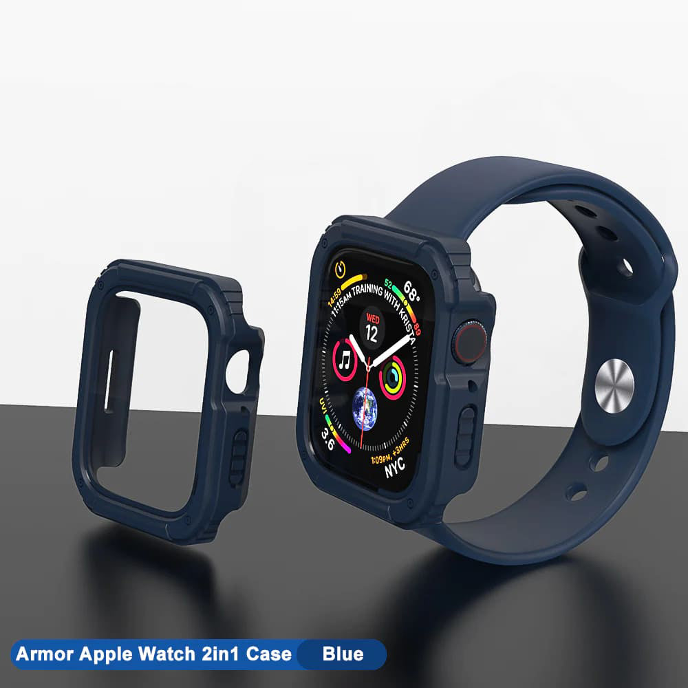 Custodia Lito Armor 360 per Apple Watch 42mm Series, Blu