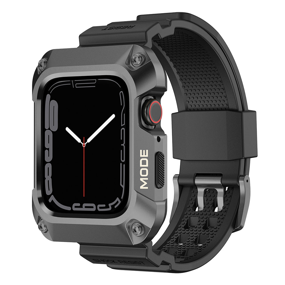 Cinturino Lito RuggedArmor per Apple Watch Serie 44mm, Grigio