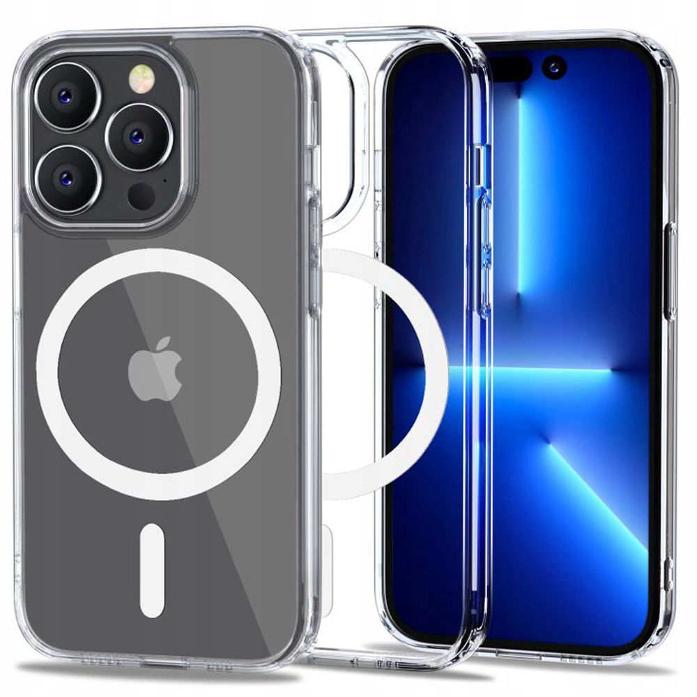 Custodia MagSafe per Apple iPhone 12 / 12 Pro, Tech-Protect, Magmat, trasparente