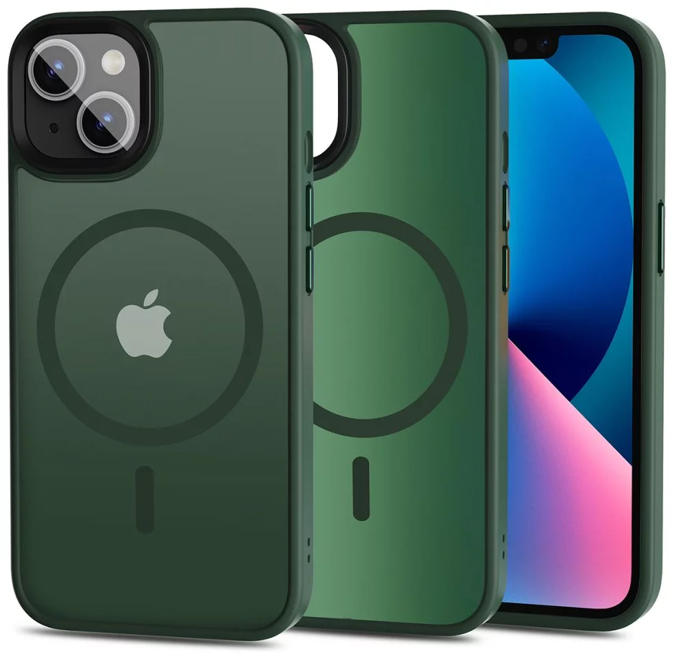 Custodia MagSafe per Apple iPhone 13, Tech-Protect, Magmat, Verde