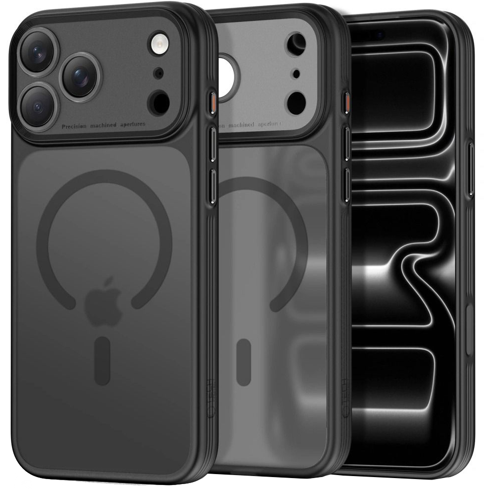 Custodia MagSafe per Apple iPhone 18 Pro Max / 17 Pro Max, Tech-Protect, MagPrime CC, Nera Opaca