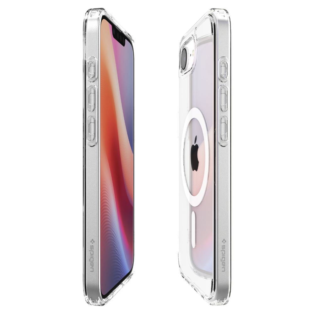 Custodia MagSafe per Apple iPhone 17e / 16e, Spigen, Ultra Hybrid, Bianca