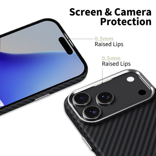 Custodia MagSafe per Apple iPhone 17 Pro, Tech-Protect, Ion Carbon, Nera