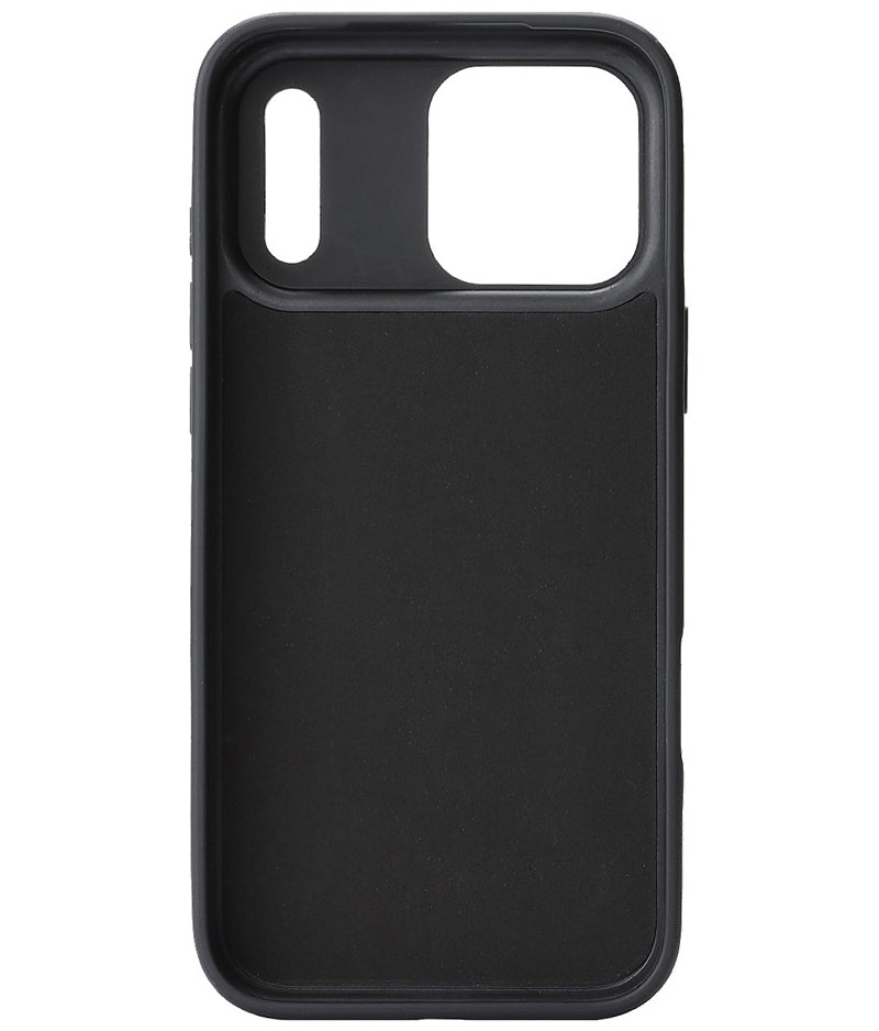 Custodia MagSafe per Apple iPhone 17 Pro, OEM, Anello in Metallo Carbonio, Nera