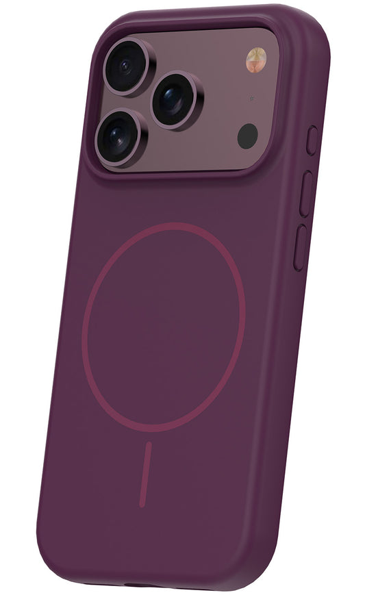 MagSafe Case for Apple iPhone 18 Pro Max / 17 Pro Max, OEM, Silicone Thin, Burgundy