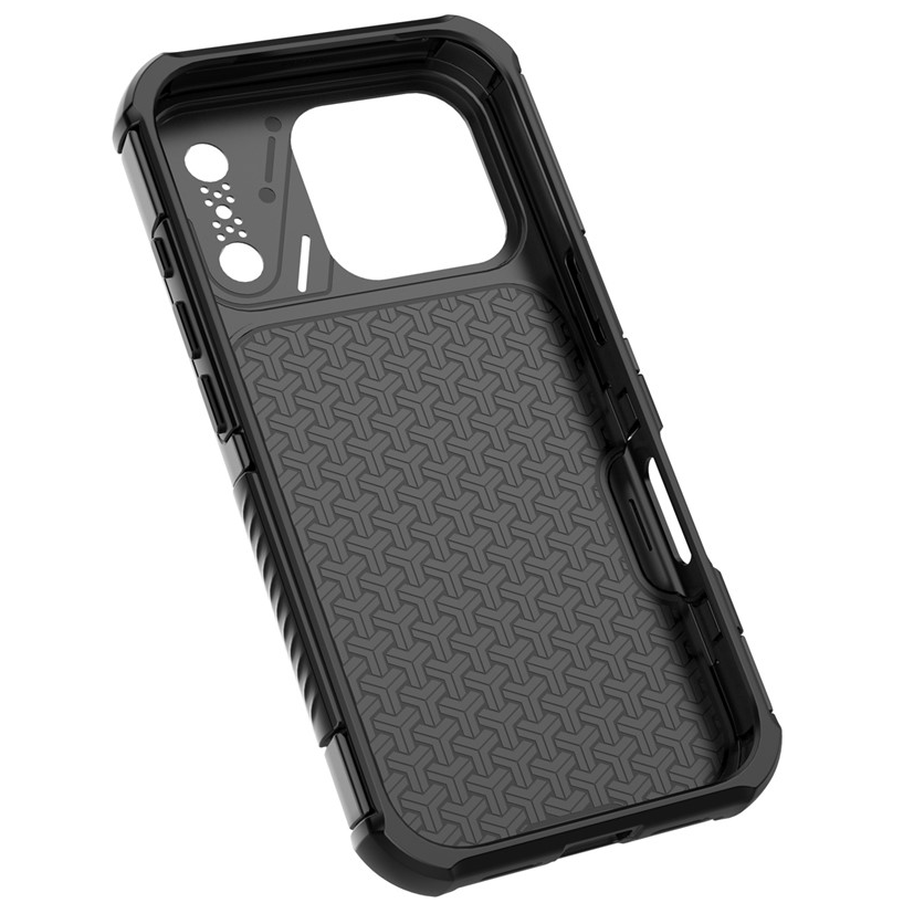 Custodia MagSafe per Apple iPhone 18 Pro Max / 17 Pro Max, OEM, Protezione in Carbonio e Angoli, Nera