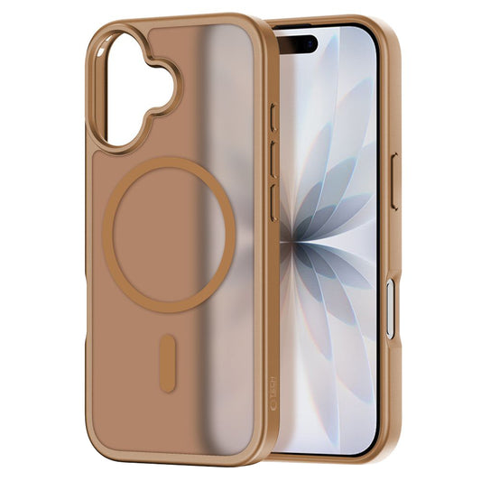 Custodia MagSafe per Apple iPhone 17, Tech-Protect, BasicMag, Marrone