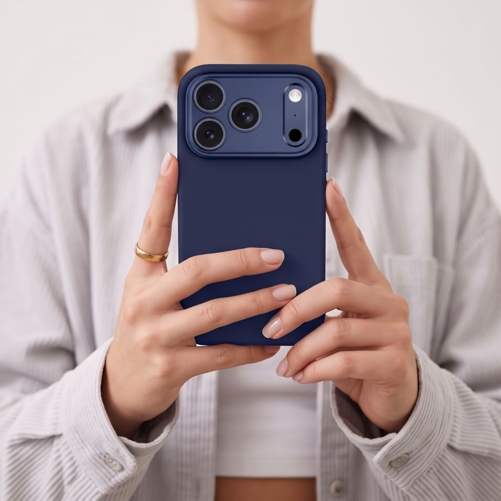 Custodia MagSafe per Apple iPhone 18 Pro / 17 Pro, Tech-Protect, Uniq CC, Blu Navy
