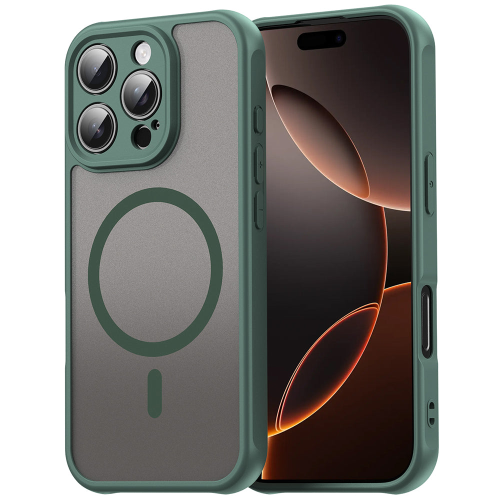 Custodia MagSafe per Apple iPhone 11, Techsuit, HaloFrost II, Verde