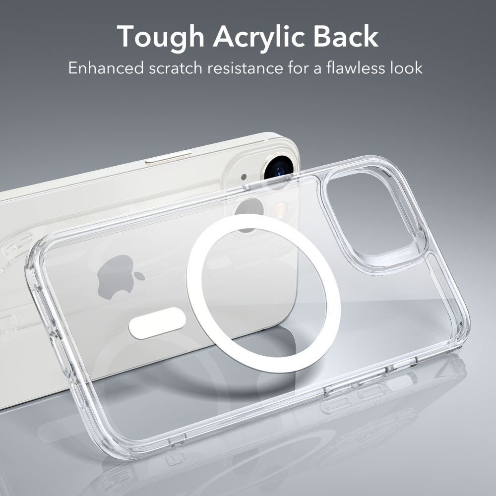 Custodia MagSafe per Apple iPhone 14 / 13, ESR, Classic Hybrid, Trasparente